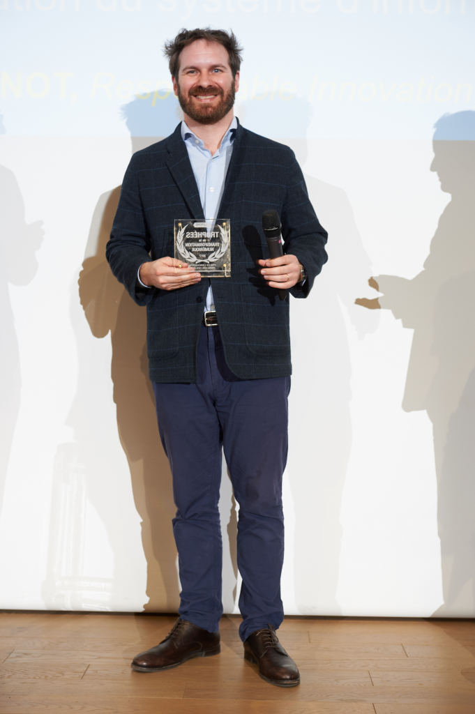 Jean-Baptiste Maupas-Oudinot reçoit son Trophée