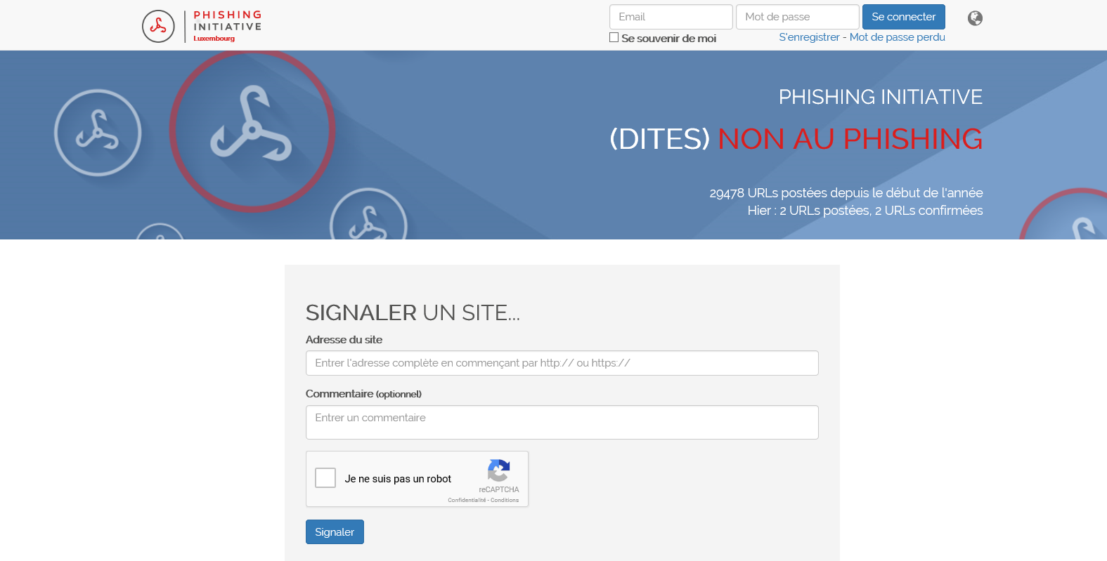 antiphishing Le site anti-phishing du Luxembourg