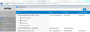 Gestion des projets M-Files