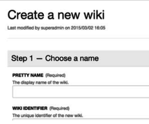 Xwiki Collaboration Suite création wiki