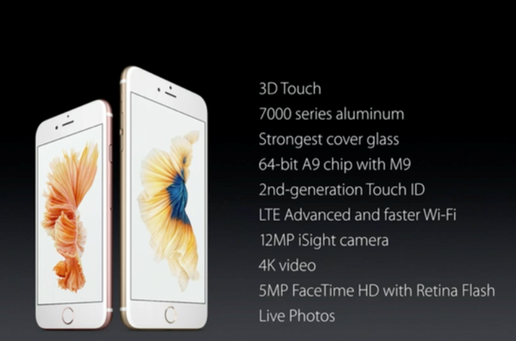 Les caractéristiques des nouveaux iPhone