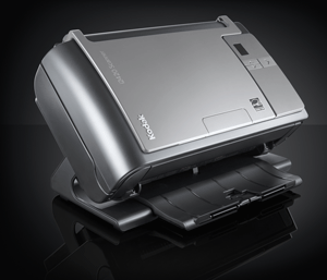 La technologie Smart Touch du i2420 de Kodak permet d'exécuter jusqu'à neuf tâches à partir d'un seul bouton : créer des PDF, joindre des documents aux e-mails, classer les documents dans des dossiers, stocker les documents sur des services de Cloud.