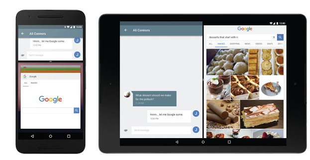 Multifenêtrage sur Android N
