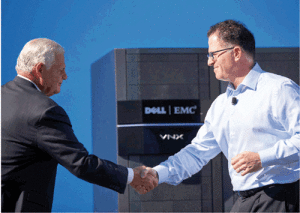 Les patrons de Dell et EMC