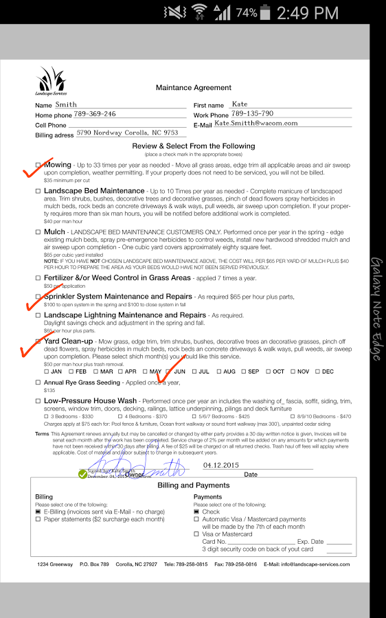 sign pro PDF