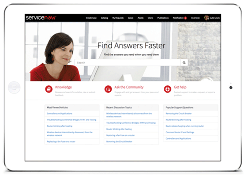 Customer Service Management de ServiceNow