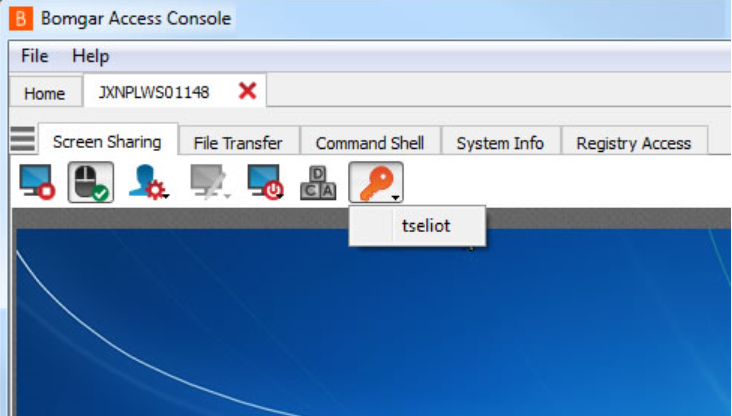 Bomgar Credential injection
