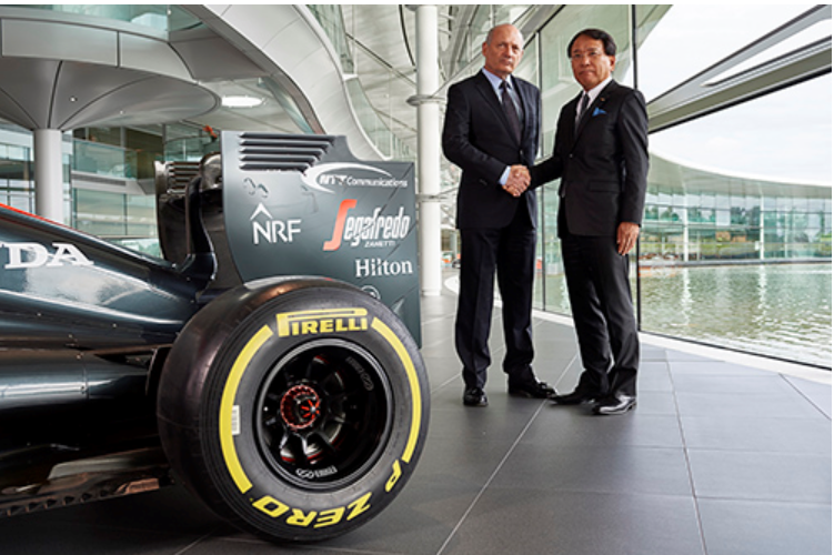 Ron Dennis et Tetsuya Shoji
