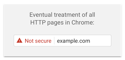 Site "not secure" en rouge