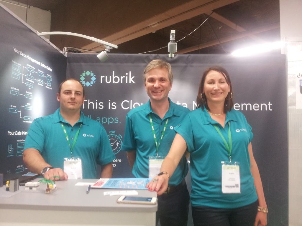 Equipe Rubrik au Crip 2017