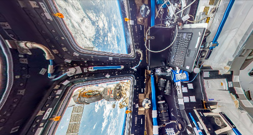 L'ISS sur sur Google Street View