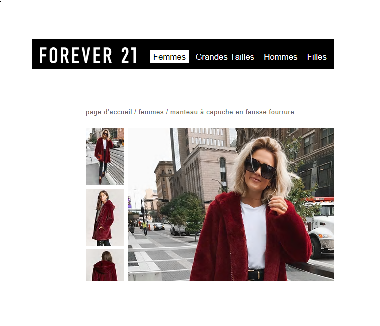 site Forever21 site Forever21