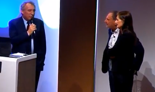 François Bayrou, Maire de Pau et Président de la Communauté d'agglomération de Pau-Béran-Pyrénées explique sa vision du numérique lors de la remise des Trophées de la Transformation Numérique 2018 François Bayrou