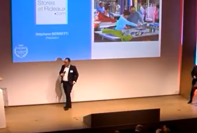 Stéphane Berretti, dirigeant de Store-et-rideaux.com, explique comment Internet a assuré la survie de l'engtreprise et sa croissance Stéphane Berretti, dirigeant de Store-et-rideaux.co