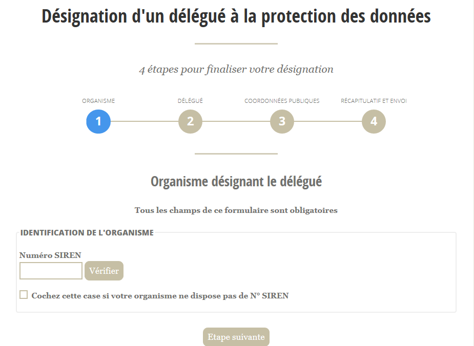 désignation d'un DPO