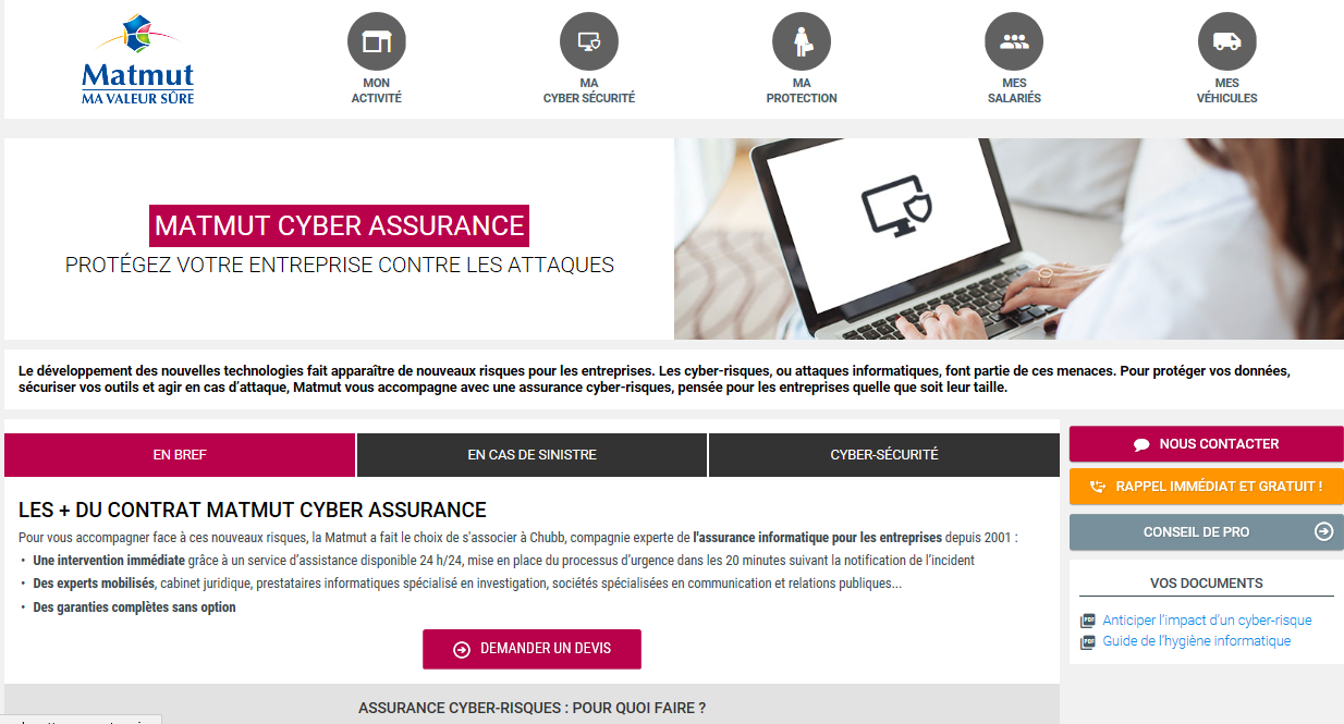 Matmut cyberassurance