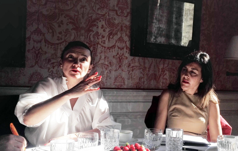 Agnieszka Bruyèr et Ouafaa El Moumouhi