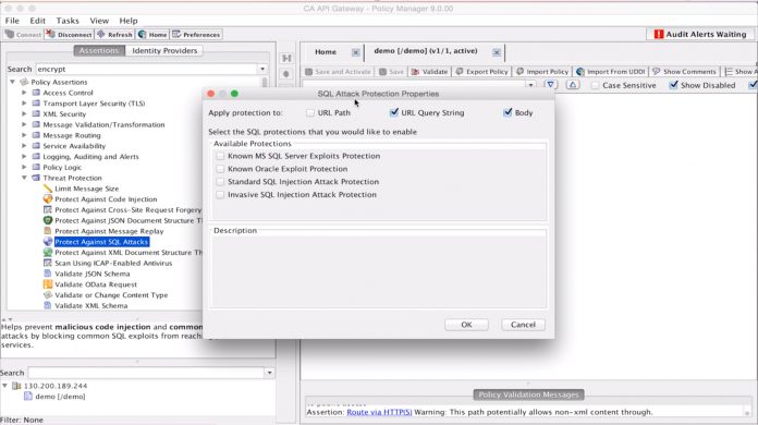 CA - API Gateway - Threat-Protection CA - API Gateway