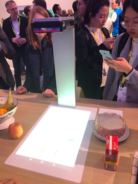 vidéo projecteur de cuisine