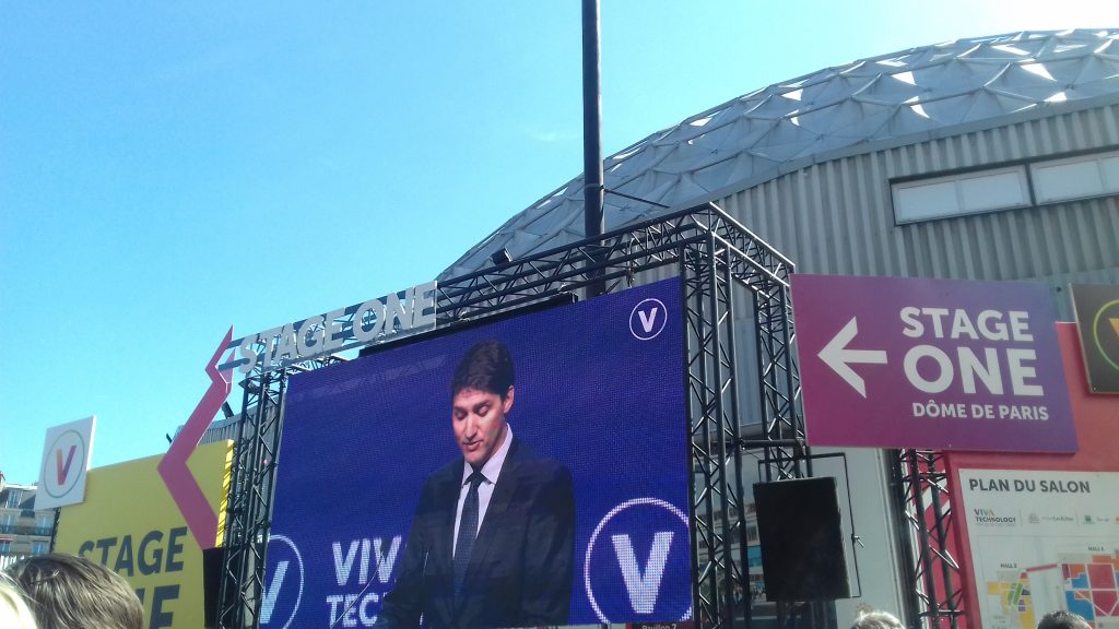 VivaTech : intervention de Justin Trudeau