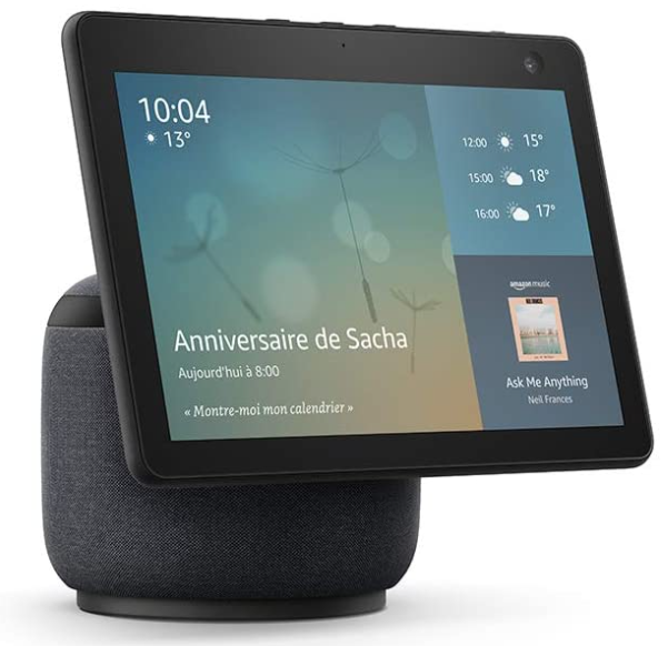 Echo Show 10 (3e Gen) Alexa Blanc – Comme Neuf, Ouvert Mais Jamais Servi