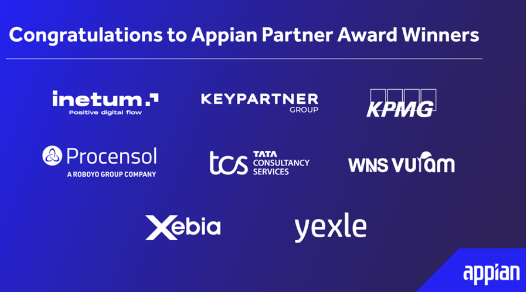 Appian distingue 8 partenaires internationaux