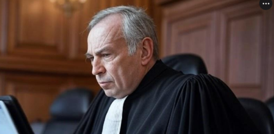 magistrat accompagné d'une IA - Image générée par Grok