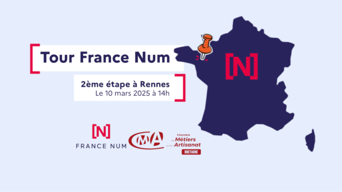 Le Tour France Num s’arrêtera à Rennes